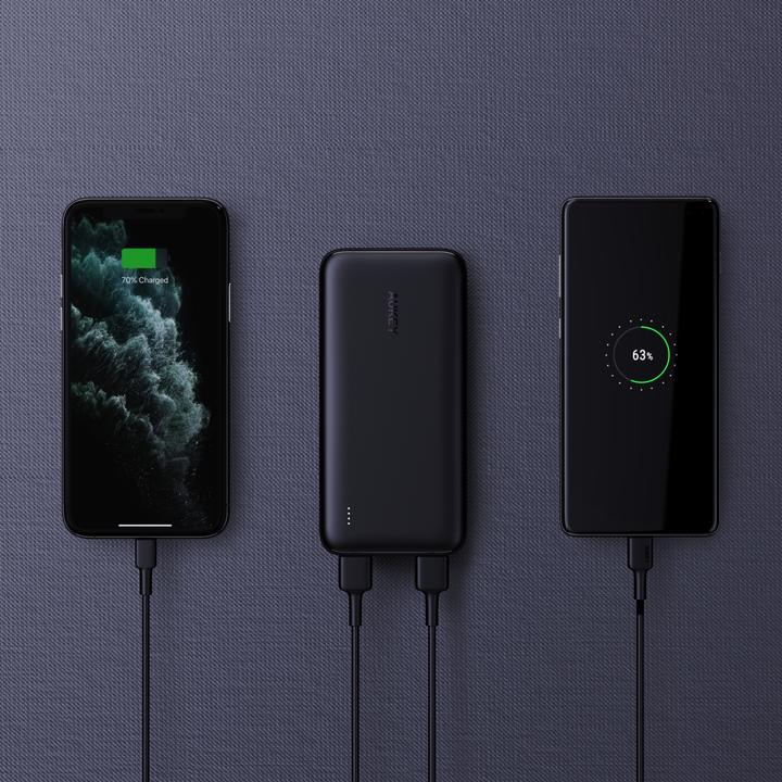 Produktbild Aukey Slim Charger (10000 mAh, 12 W, 37 Wh)
