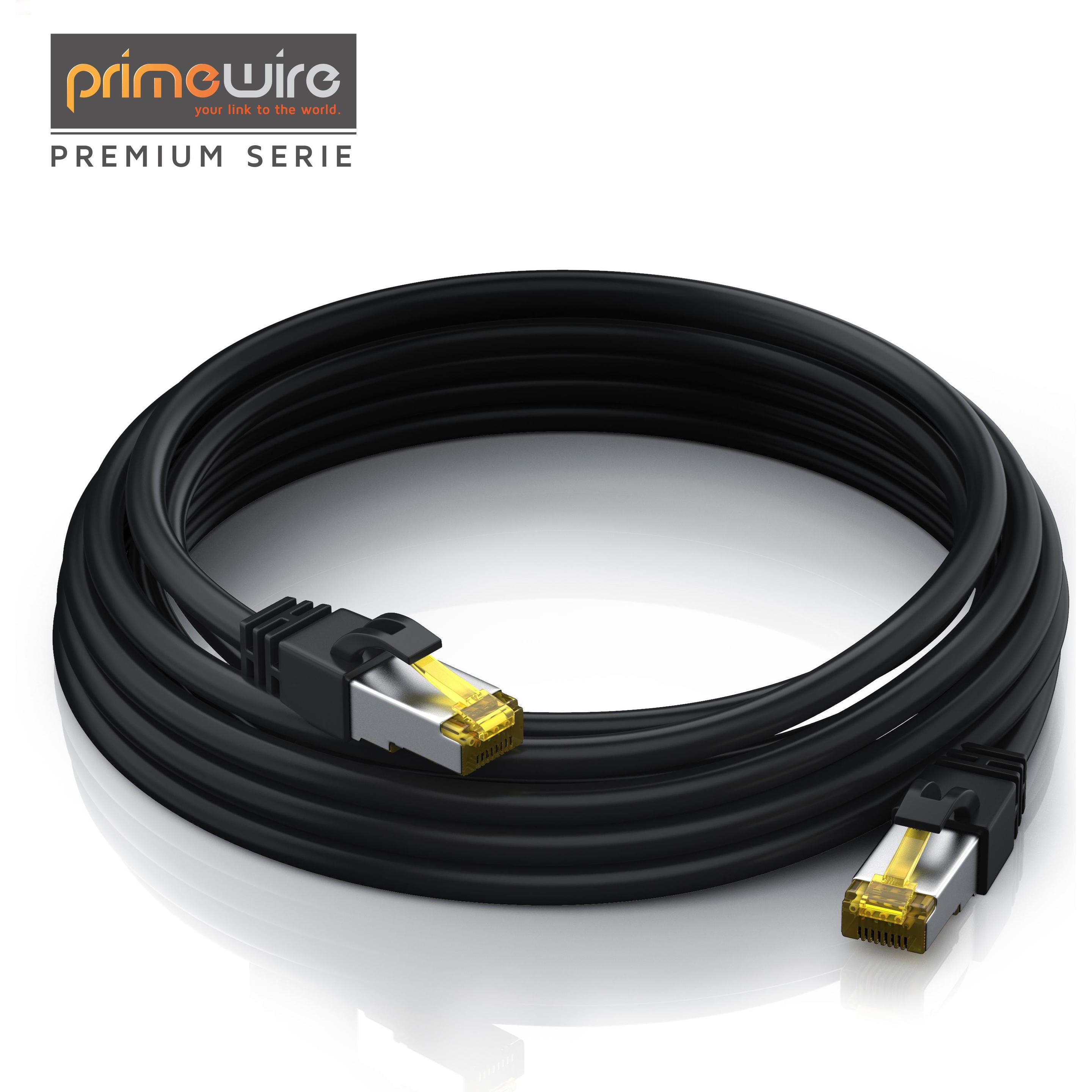Thumbnail - Primewire CAT.7 Netzwerkkabel - Ethernet Gigabit Lan Kabel RJ45 - 10 Gbit/s - Patchkabel - komp. CAT.6 CAT.8 (S/FTP, PiM...
