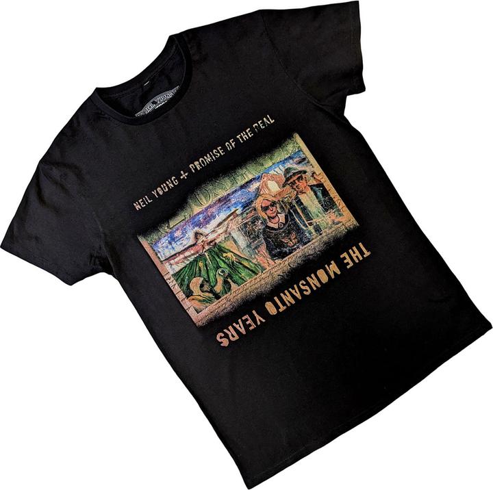 Actual product image Neil Young Unisex Adult Monsanto Years T-Shirt (S)