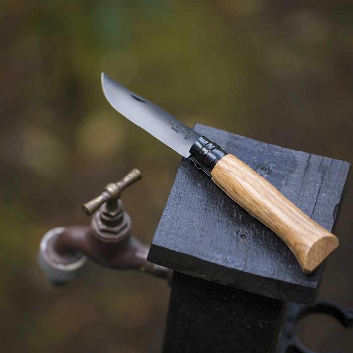 Actual product image Opinel N°08 Black Oak (8.80 cm)