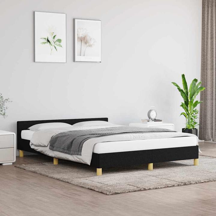 Produktbild vidaXL Bettgestell mit Kopfteil (140 x 190 cm)