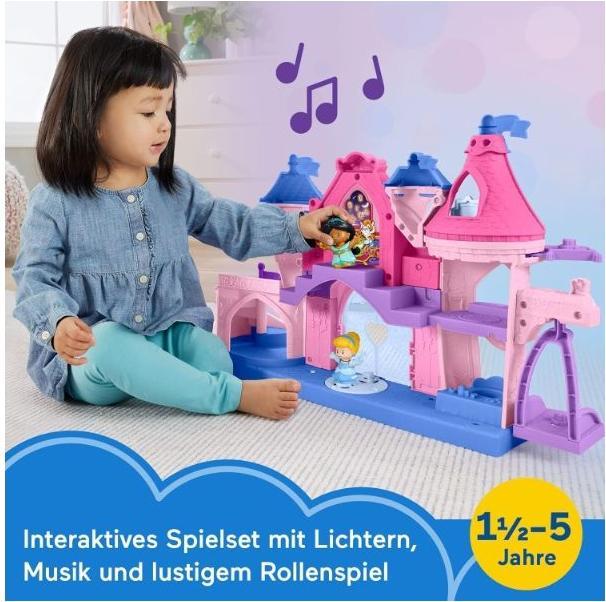 Image du produit Fisher-Price Princesses Disney – Château lumières magiques et danse (55)