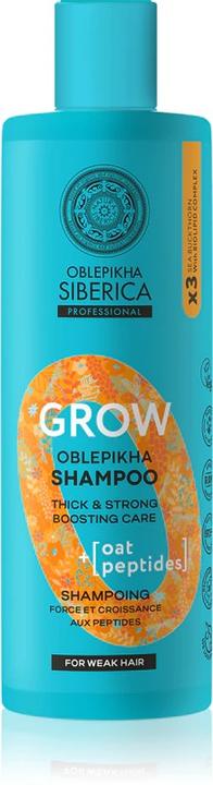 Actual product image Natura Siberica Oblepikha Grow Peptides Shampoo For Weak Hair 400ml (Liquid shampoo, 400 ml)