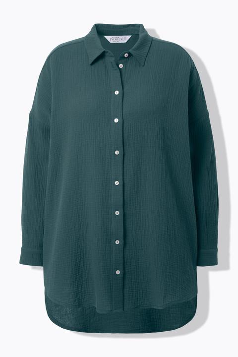 Immagine prodotto Studio Untold Blusa di mussola dal taglio oversize con collo da camicia e maniche lunghe (42, 44)