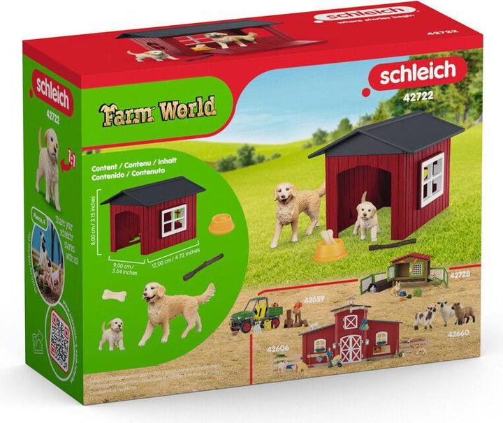 Immagine prodotto Schleich Cuccia per cani con golden retriever