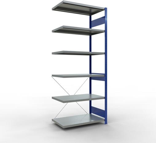 Actual product image Schulte Lagertechnik MULTIplus250 boltless bay system with cross brace