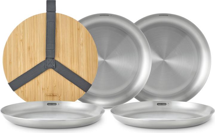 Produktbild Black + Blum Steel Plate Set - Edelstahl-Teller