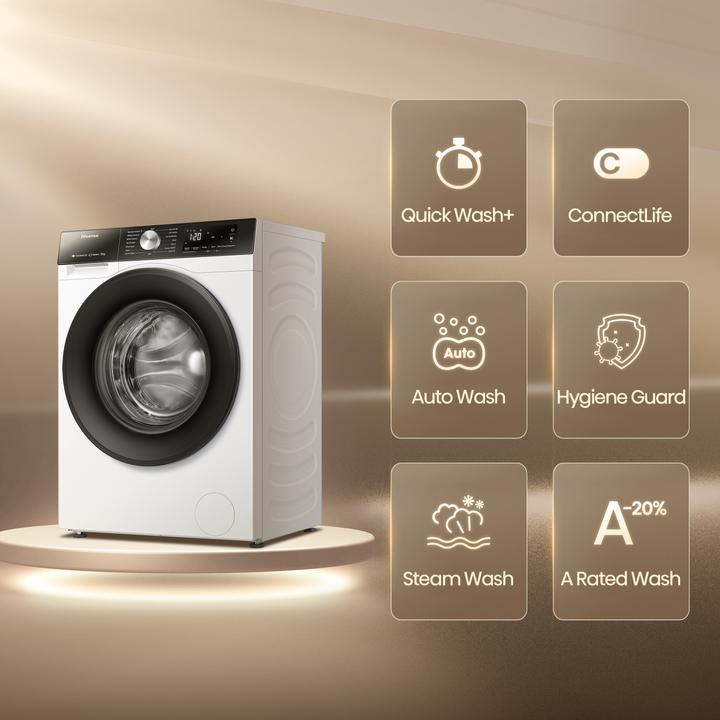 Produktbild Hisense WF3S1243BW3 (12 kg, Links)