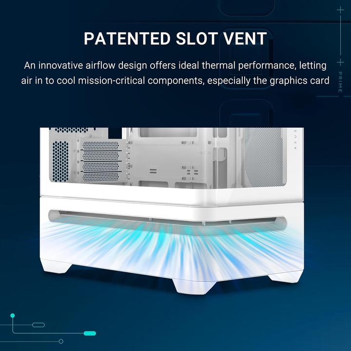 Produktbild ASUS Prime Ap202 Tg Argb White (Mini-ITX, mATX)