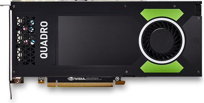Produktbild PNY VCQP4000-BSP Grafikkarte NVIDIA Quadro P4000 GDDR5 (8 GB, GDDR5)