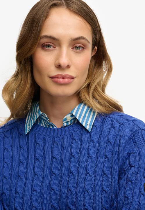 Produktbild Superdry Lässiger Damen-Pullover mit Zopfmuster (XS)
