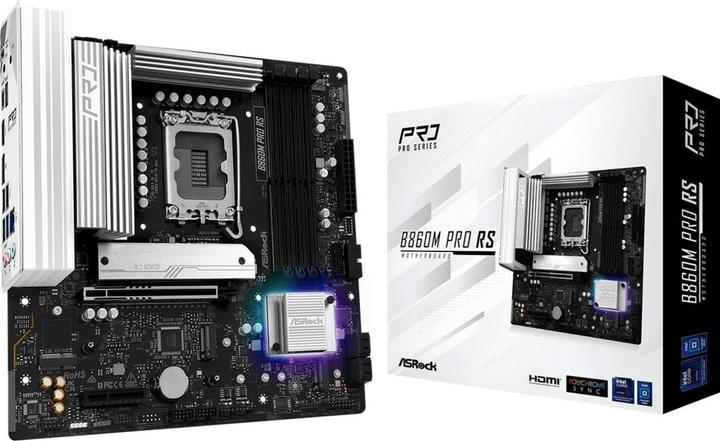Immagine prodotto AsRock B860M Pro RS DDR5 Intel S retail (LGA 1851, Intel B860, mATX)
