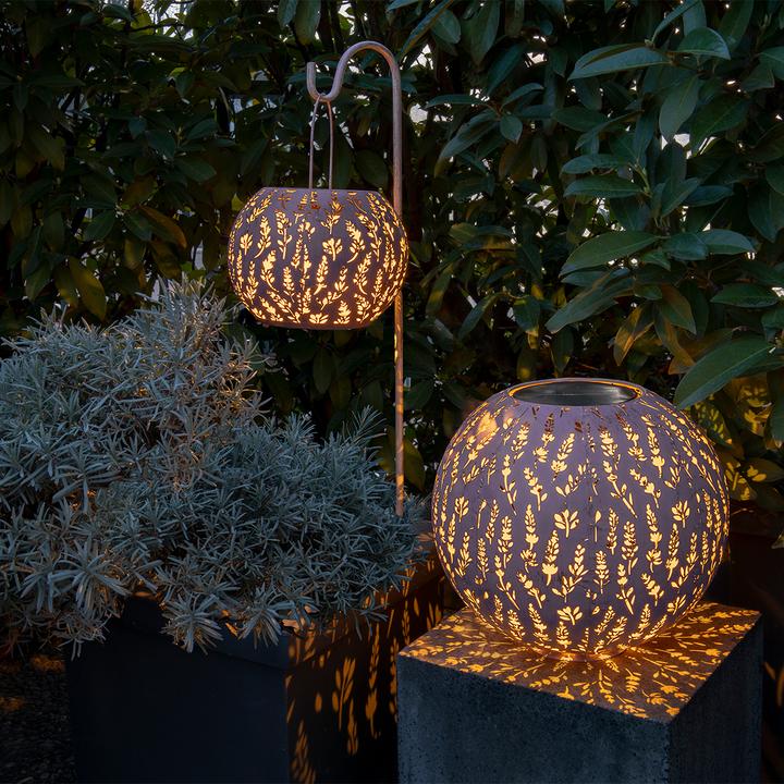 Produktbild Keller Fahnen Solar LED Laternen Antik Lavendula