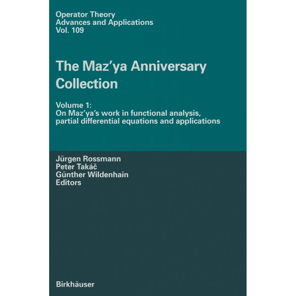 The Maz'ya Anniversary Collection, Fachbücher