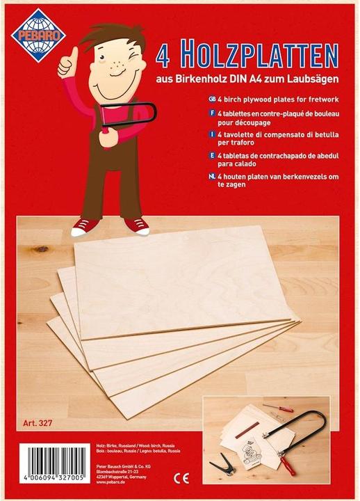 Donau Laubsäge-Sperrholzplatten
