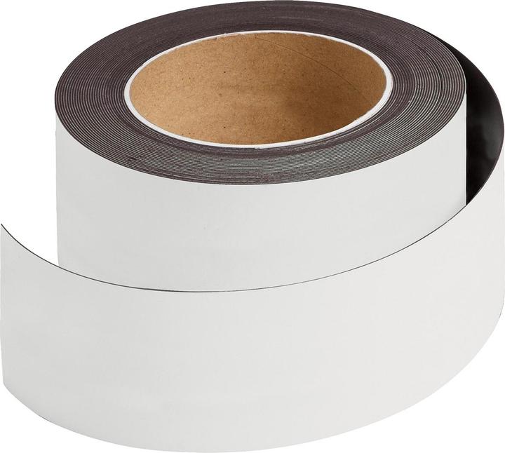 Immagine prodotto Brady B-859, bande magnetiche non etichettate, bianche, 80,00 mm x 10,00 m (1 rotolo)
