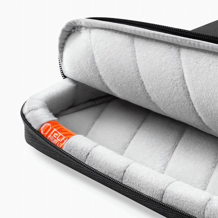Actual product image Tech-Protect Defender Tasche für 15-16 Laptops, Schwarz und Orange (16")