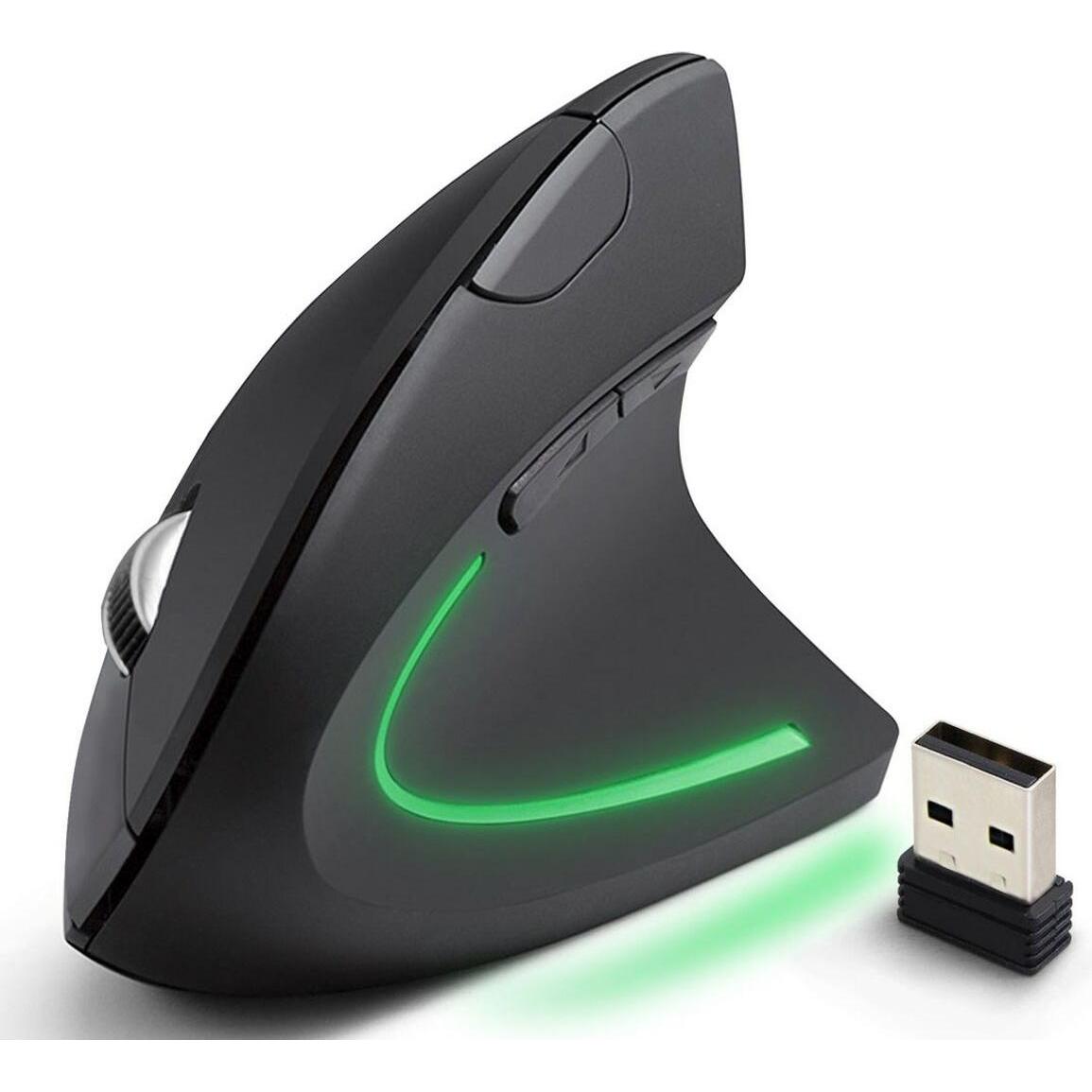 Esperanza EM133 Mouse RF ottico senza fili da 1600 DPI (Senza fili), Mouse, Nero