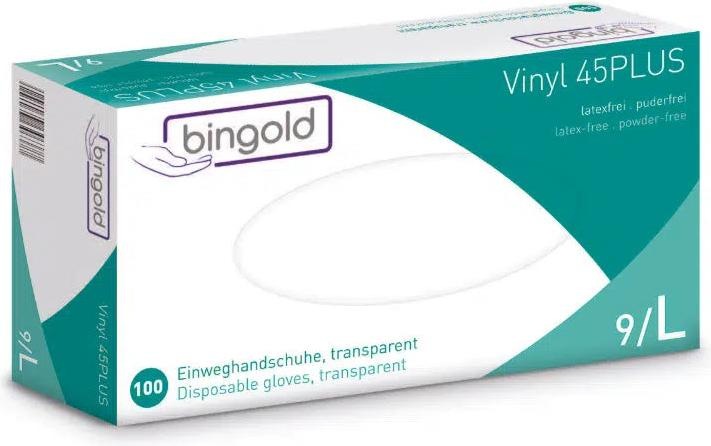 Produktbild Bingold Vinylhandschuhe (L)