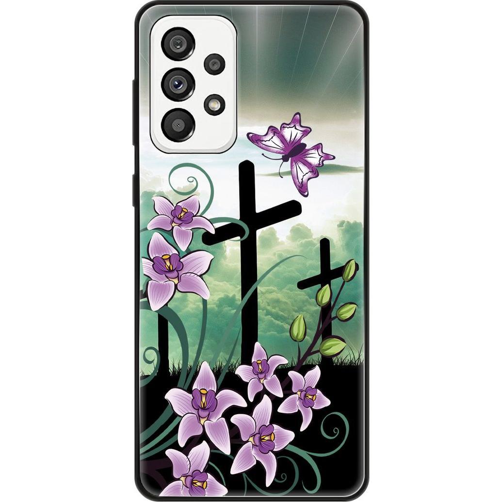 König Design Hülle Handy Schutz für Samsung Galaxy A73 5G Case Cover Tasche Bumper Etuis TPU (Samsung Galaxy A73 5G), Sm...