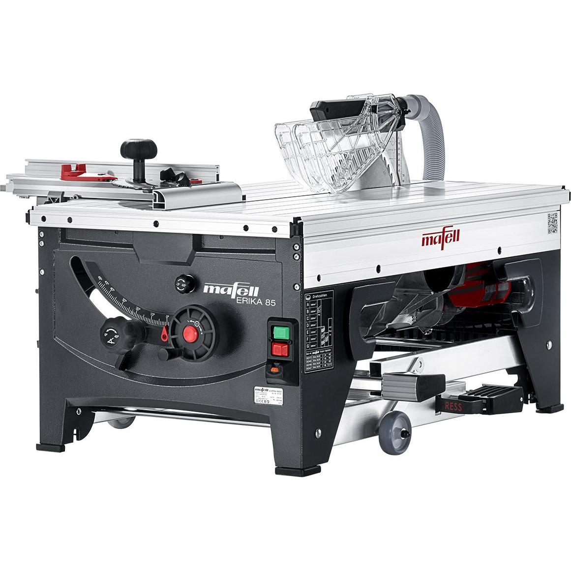 Mafell, Tischkreissäge, Unterflur-ZugsÃ¤ge ERIKA 85, SchnitthÃ¶he 1-85mm incl. Multifunktionsanschlag MFA