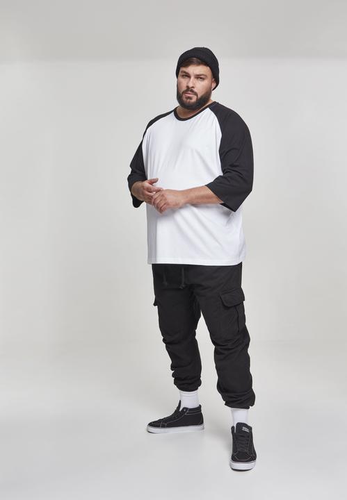Actual product image Urban Classics Contrast 3/4 Sleeve Raglan Tee (3XL)