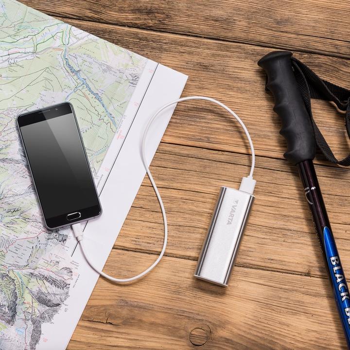 Actual product image Varta Powerbank 5200 mAh silver (5200 mAh, 19.24 Wh)
