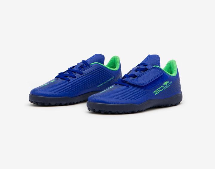 Kipsta Kinder Fussball Nockenschuhe mit Klettverschluss - 160 Easy Turf blau (34)