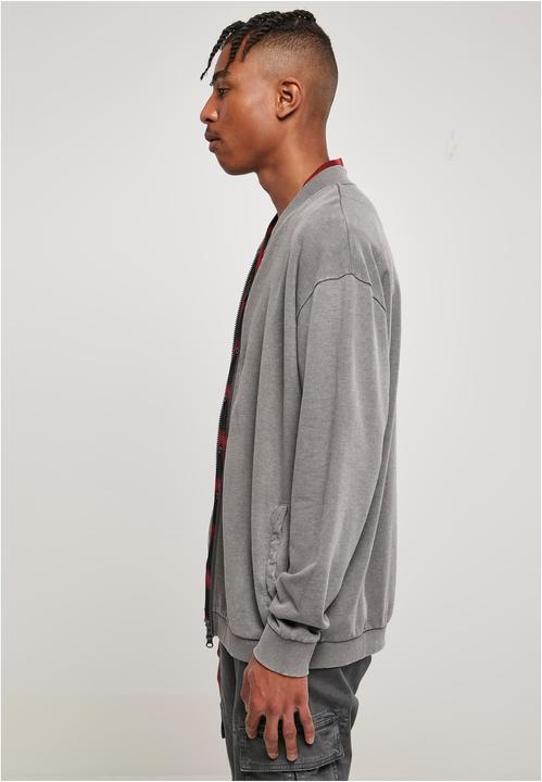 Actual product image Urban Classics Washed Sweat Bomber - 17020 (XS)