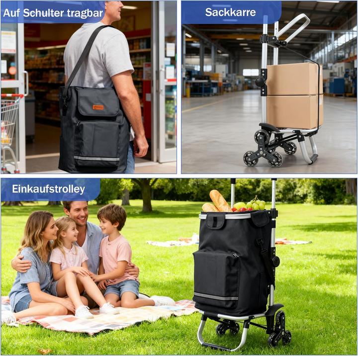 Produktbild Sekey Einkaufstrolley mit Treppensteigerfunktion
