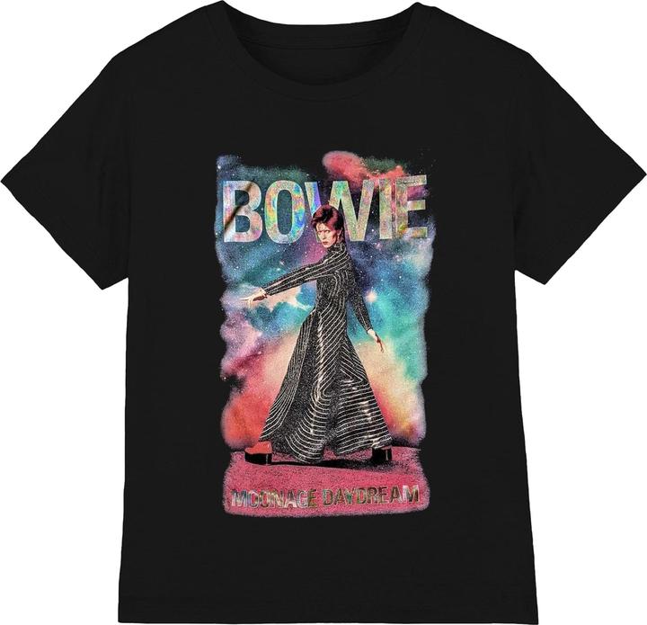 Immagine prodotto David Bowie Maglietta in cotone impreziosita Moonage Daydream Unisex Adulti (S)