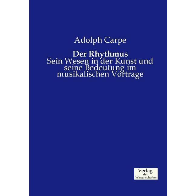 Der Rhythmus, Fachbücher