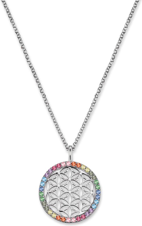 Produktbild Engelsrufer Halskette Lebensblume (925er Silber rhodiniert, 50 cm)