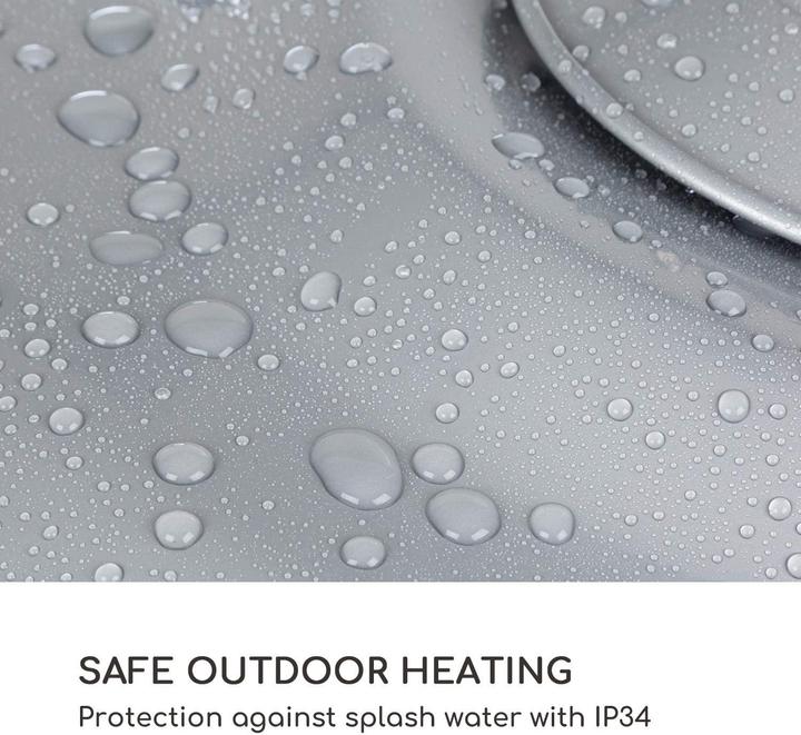 Produktbild Blumfeldt Infrarot-Heizstrahler 1500W, Silber (1500 W)