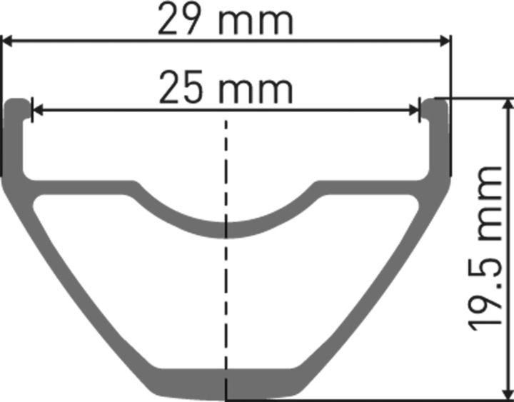 Actual product image DT Swiss X 432 Rim DB (23.74")