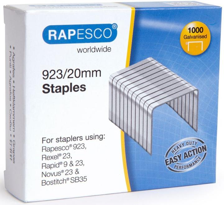 Actual product image Rapesco 923/20mm staples (1x)