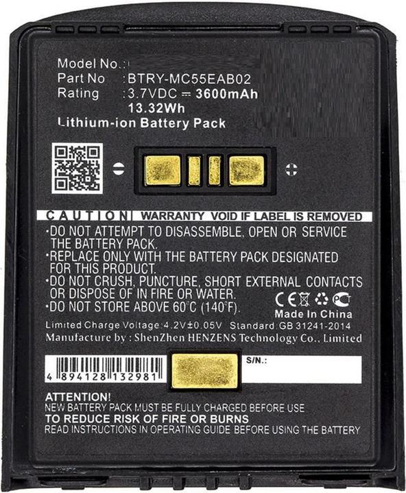 CoreParts Handheld-Batterie (gleichwertig mit: Symbol 82-111094-01, Symbol BTR