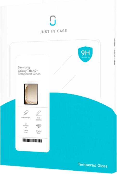 Actual product image Just in Case Tempered glass clear screen protector Samsung Galaxy Tab A9+ (1 pcs., Samsung Galaxy Tab A9+)