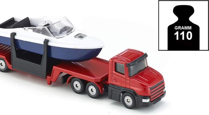 Image du produit Siku Chargeuse surbaissée avec bateau