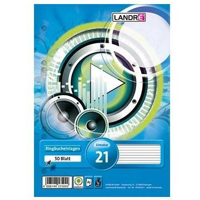 Thumbnail - Landré, Ordner Zubehör, A5 Ringbucheinlagen