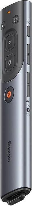 Immagine prodotto Baseus Orange Dot Telecomando multifunzione per presentazioni, con puntatore laser rosso - grigio