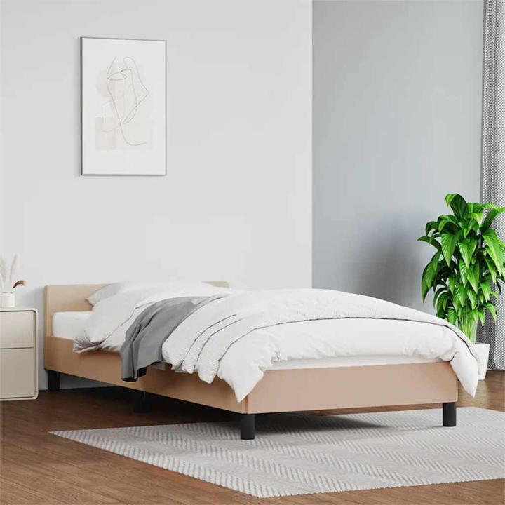 Actual product image vidaXL Bettgestell mit Kopfteil (80 x 200 cm)