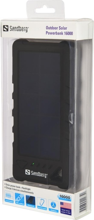 Actual product image Sandberg outdoor solar (16000 mAh, 1.40 W, 59.20 Wh)