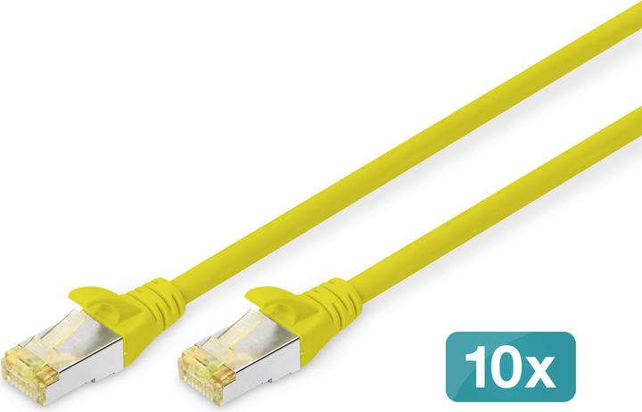 Produktbild Digitus CAT 6A S/FTP Patchkabel, 10 Stück (S/FTP, CAT6a, 1 m)