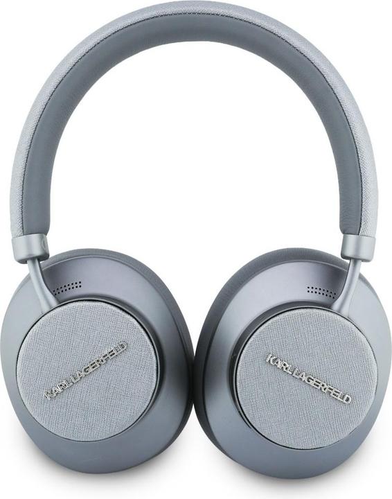 Produktbild Karl Lagerfeld Over-Ear Headphones Saffiano Elongated Bluetooth ANC grey (ANC, 40 h, Kabelgebunden, Kabellos)