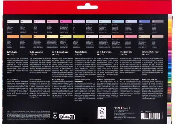 Image du produit Talens Acrylique Amsterdam Standard Set (Multicolore, 480 ml)