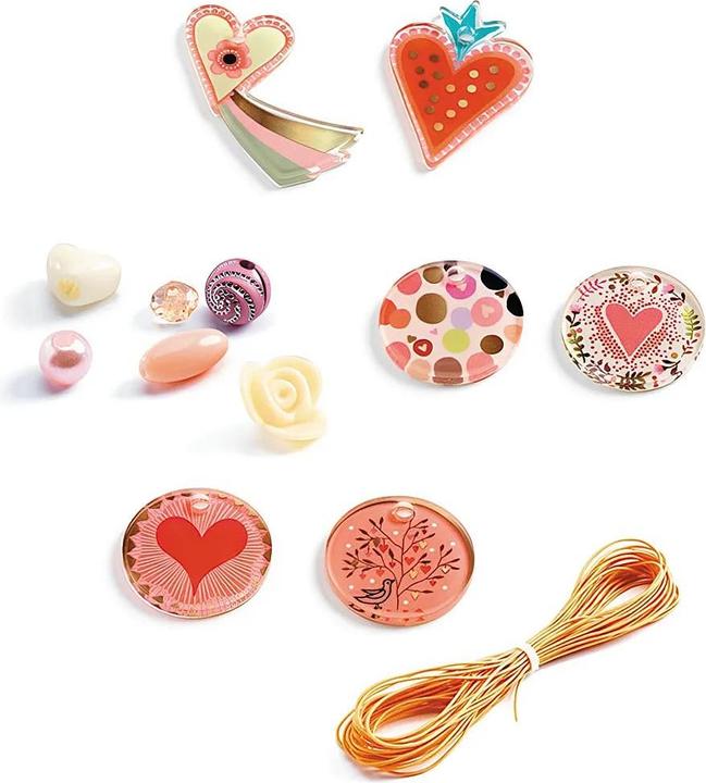 Actual product image Djeco Modeperlen Herzen
