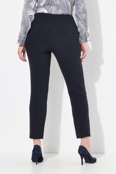 Produktbild Ulla Popken Acetat-Hose, schmales Bein, Komfortbund (44)