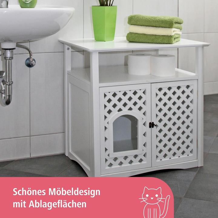 Produktbild Kerbl Katzenhaus für Katzentoilette Helena (Katzenklo geschlossen)