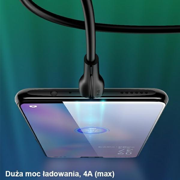 Image du produit Usams Câble U38 microUSB 4A Fast Charge for OPPO 1m biały/white SJ375USB02 (US-SJ375) (1 m)